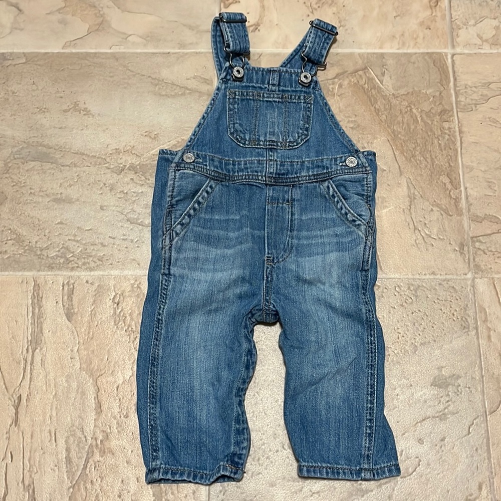 Baby Gap Denim Overalls - Size 6-12 Months